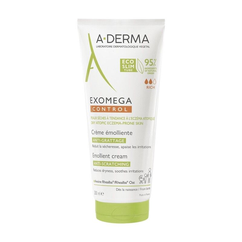 A-DERMA - EXOMEGA CONTROL CREME EMOLLIENTE ANTI DEMANGEAISONS 200ML