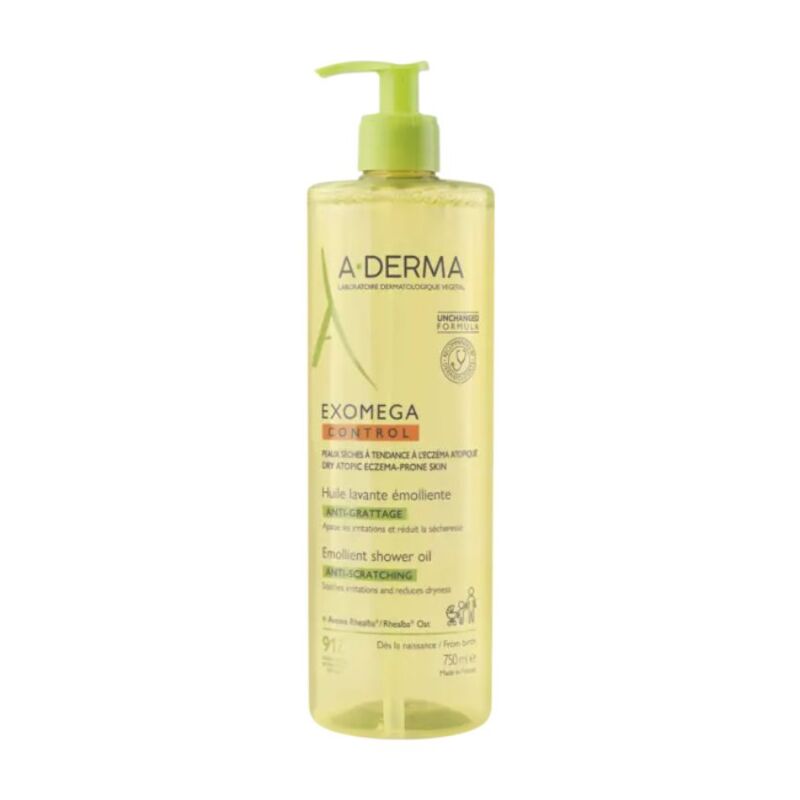 A-DERMA - EXOMEGA CONTROLE HUILE LAVANTE EMOLLIENTE 500 ML