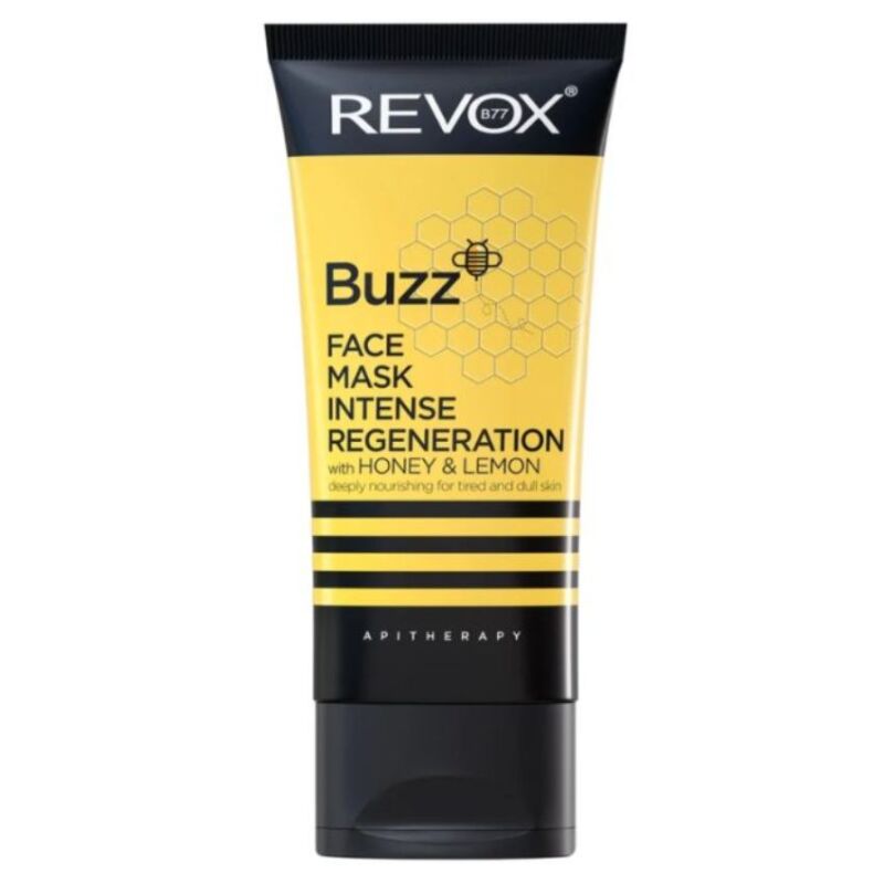REVOX - B77 BUZZ MASQUE VISAGE REGENERANT INTENSE CITRON ET MIEL 65 ML