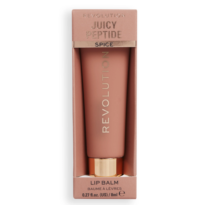 REVOLUTION - JUICY PEPTIDE LIP BALM NUDE SPICE