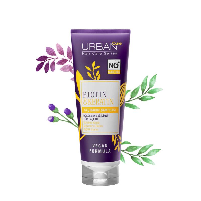 URBAN CARE - BIOTIN & KERATIN SHAMPOO- NO SULFATE