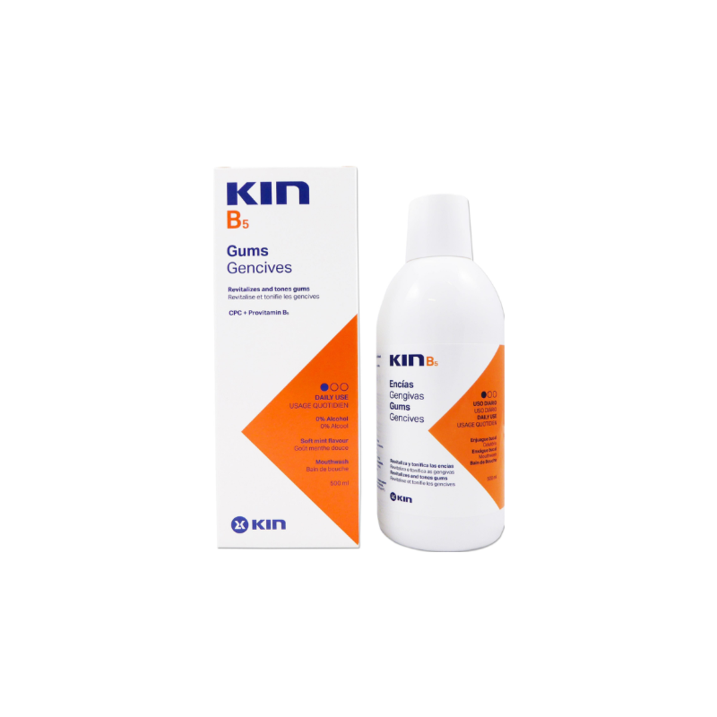 KIN - B5 BAIN DE BOUCHE SANS ALCOOL 500ML