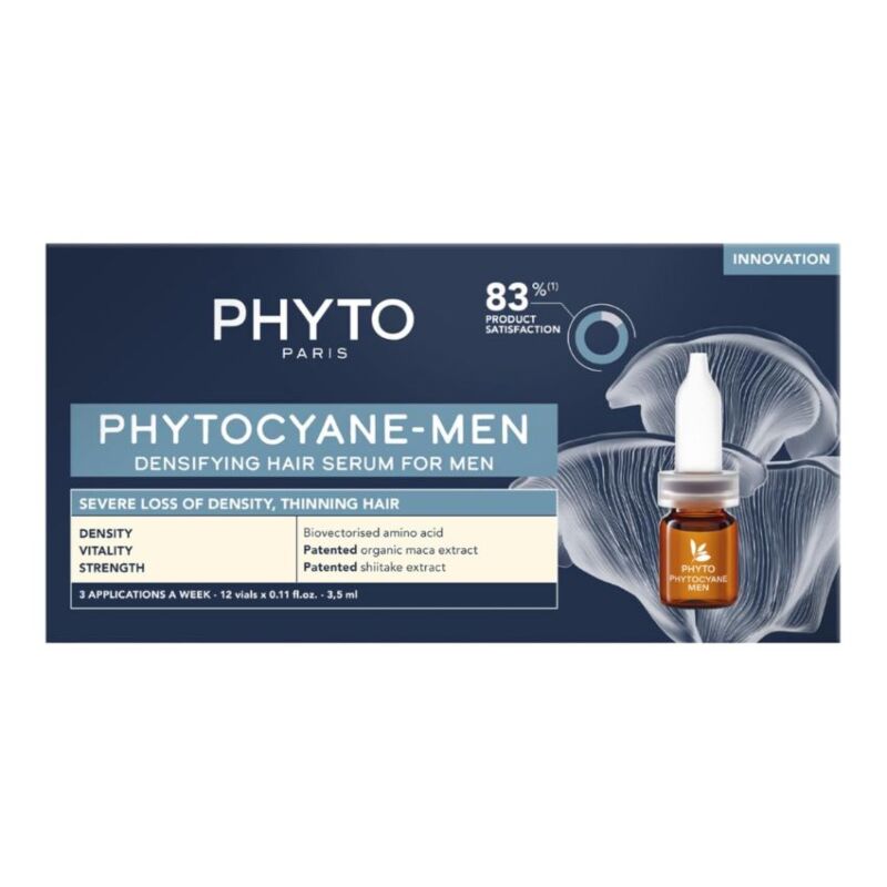 PHYTO PARIS - SET PHYTOCYANE TRAITEMENT ANTICHUTE HOMME CHUTE PROGRESSIVE