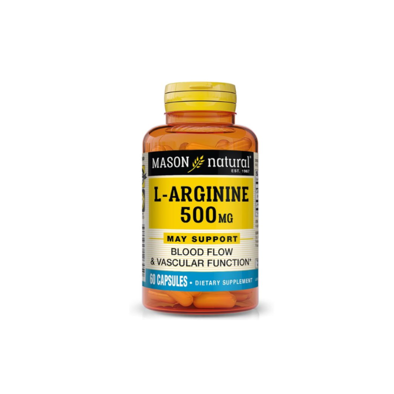 MASON NATURAL - L-ARGININE 500 MG 60 CAPSULES