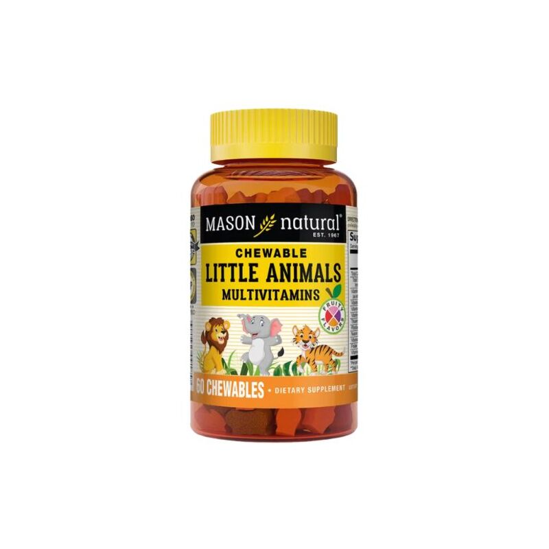 MASON NATURAL - CHEWABLE LITTLE ANIMALS MULTIVITAMINS 60 CHEWABLES