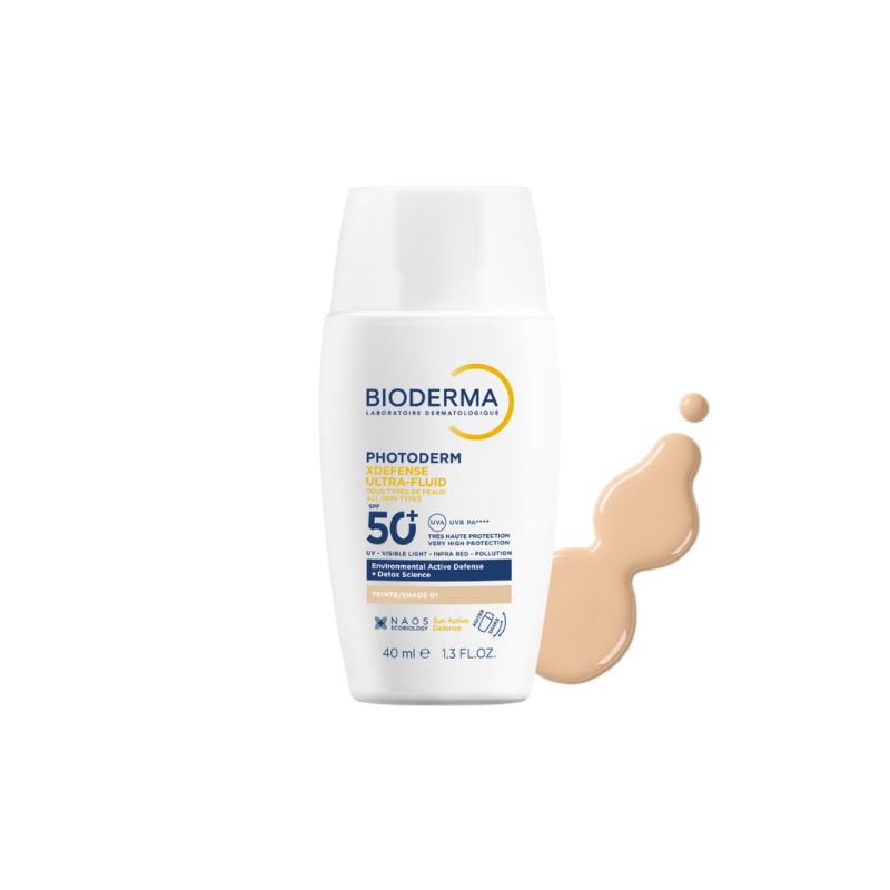 BIODERMA - PHOTODERM XDEFENSE ULTRA FLUID SPF 50  TEINTE 02 40ML
