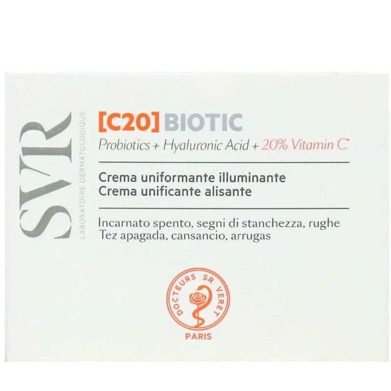 SVR - BIOTIC C20 CREME REGENERANTE ECLAT PEAUX TERNES 50ML