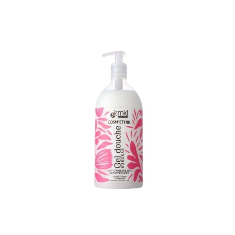 MKL - COSMETHIK GEL DOUCHE SURGRAS LAIT ANESSE BIO DES PYRENEES 1L