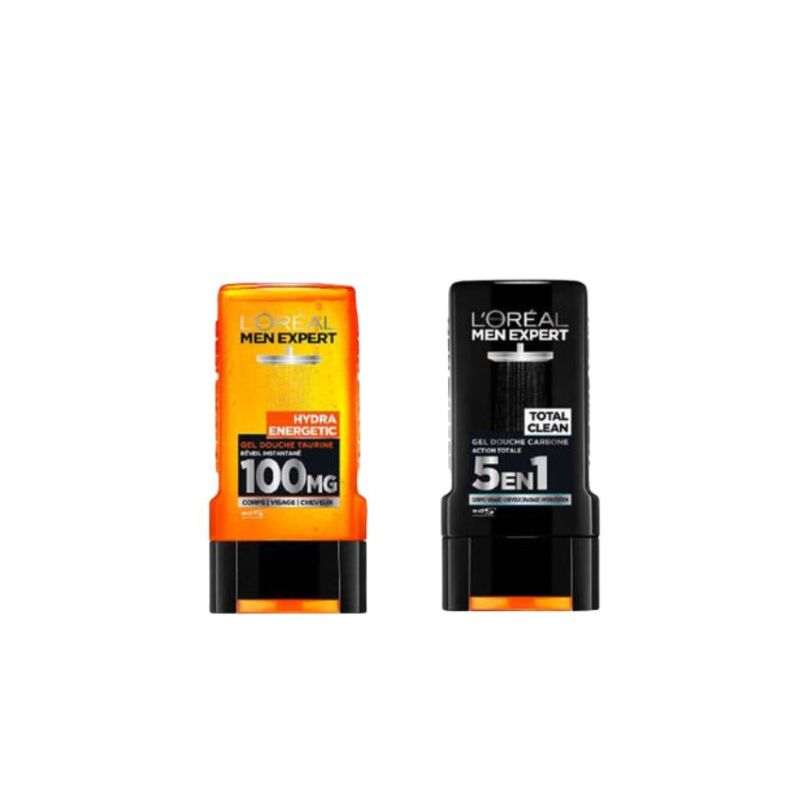 L'ORÉAL -  LOT 2 SHOWER (HYDRA ENERGETIC + TOTAL CLEAN)