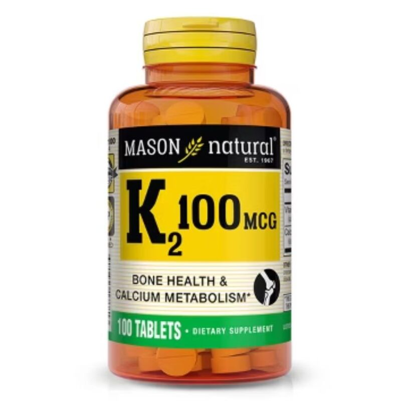 MASON NATURAL - K2 100MCG 100 TABLETS
