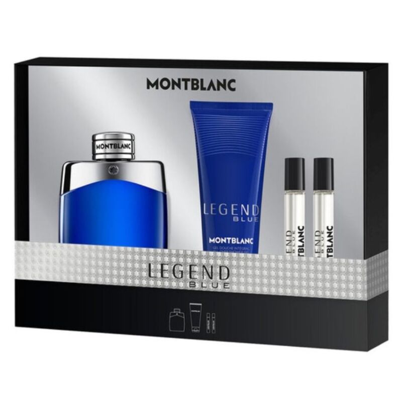 MONTBLANC - COFFRET LEGEND BLUE EAU DE PARFUM 100 ML   2 MINI 7,5 ML   SOWER GEL 100 ML