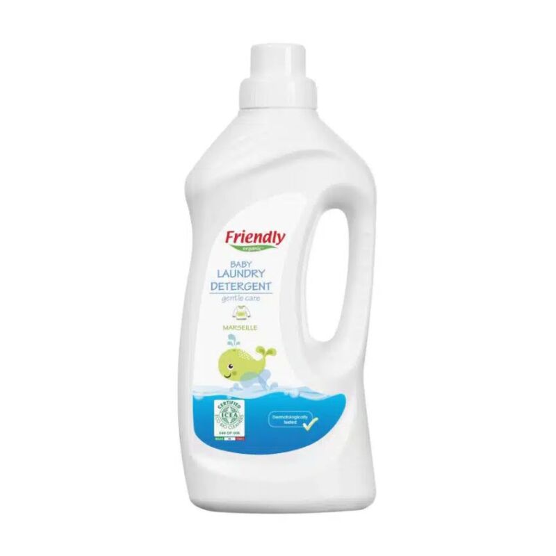 FRIENDLY ORGANIC - BABY LIQUIDE LESSIVE 100% NATUREL 1L MARSEILLE