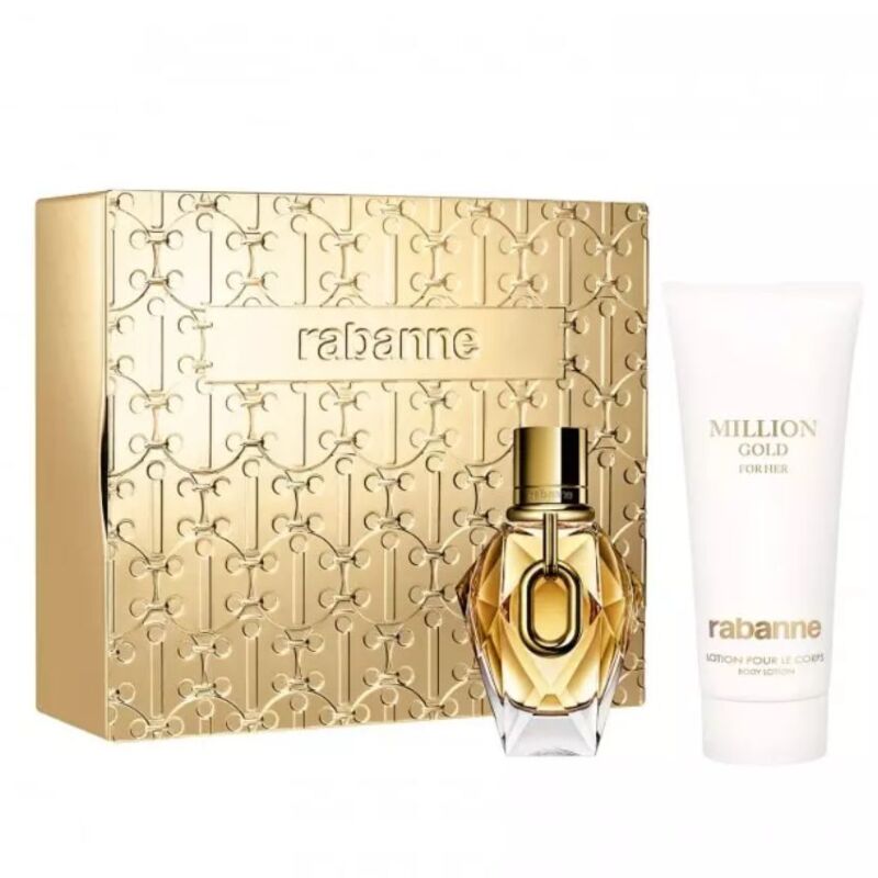 PACO RABANNE - COFFRET PARFUM MILLION GOLD FOR HER EDP 50 ML   BODY LOTION 100 ML