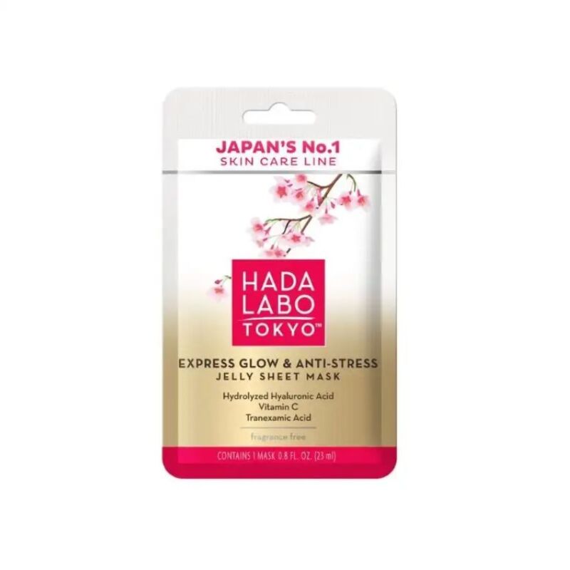 HADA LABO - MASK  EXPRESS GLOW  AND ANTI-STRESS 23 ML