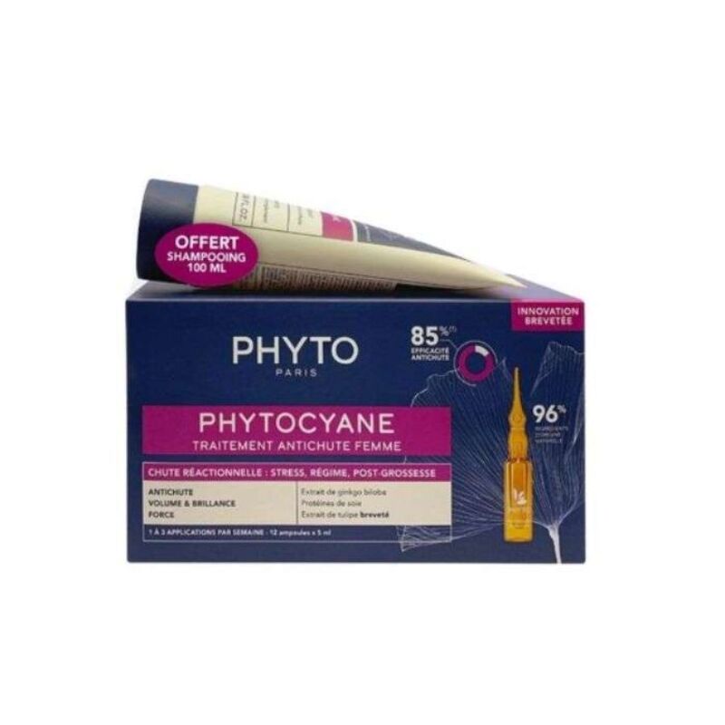 PHYTO PARIS - SET PHYTOCYANE WOMEN REAC   SHAMP 100 ML