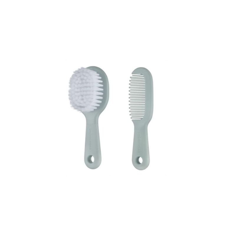 BEBE CONFORT - BROSSE ET PEIGNE AVEC MIROIR GRIS