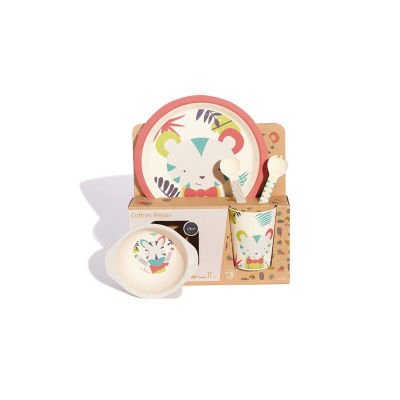 BEBE CONFORT - COFFRET REPAS EN FIBRE DE BAMBOU 18MOIS 