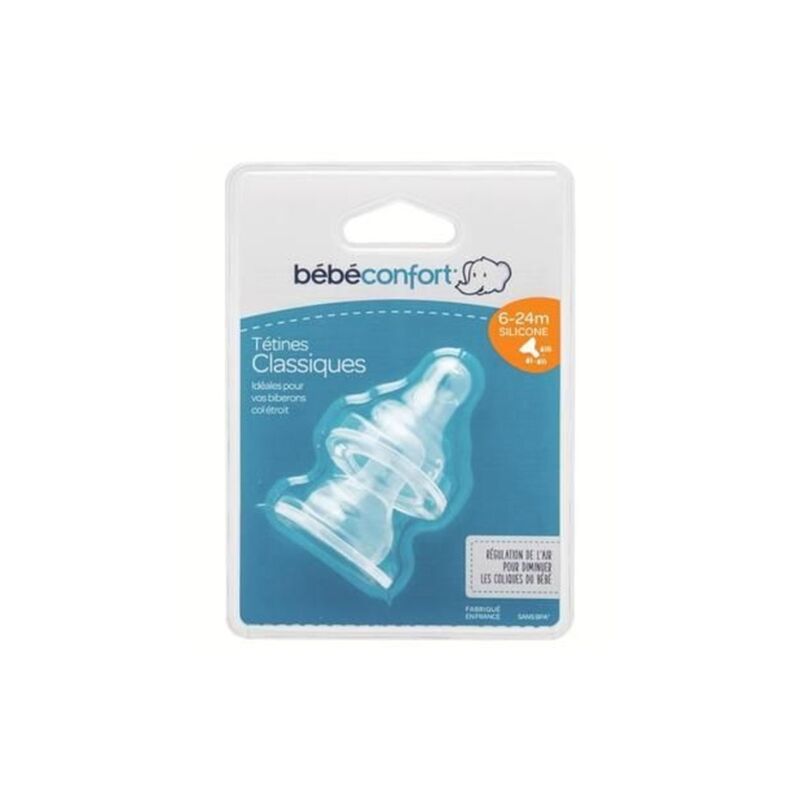 BEBE CONFORT - TETINES CLASSIQUES 6 MOIS 