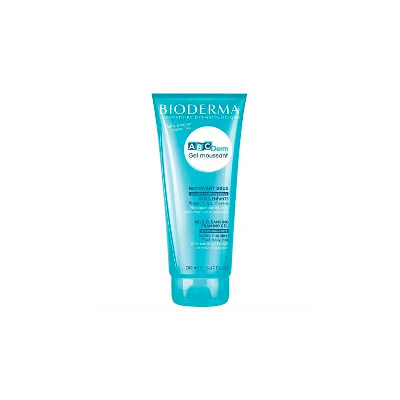 BIODERMA - ABCDERM GEL NETTOYANT MOUSSANT DOUX 200ML