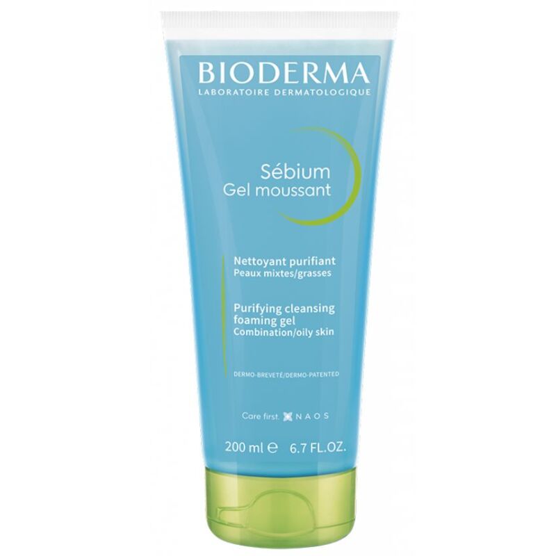 BIODERMA - SEBIUM GEL MOUSSANT NETTOYANT PURIFIANT 200ML
