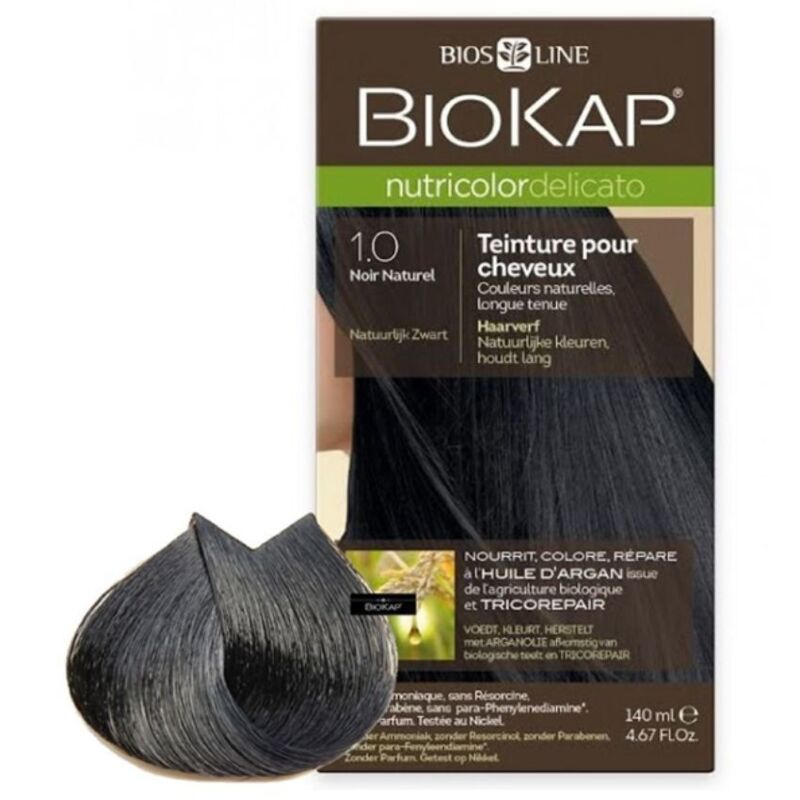 BIOKAP - NUTRICOLOR DELICATO COLORATION NATURELLE CHEVEUX 1.0 