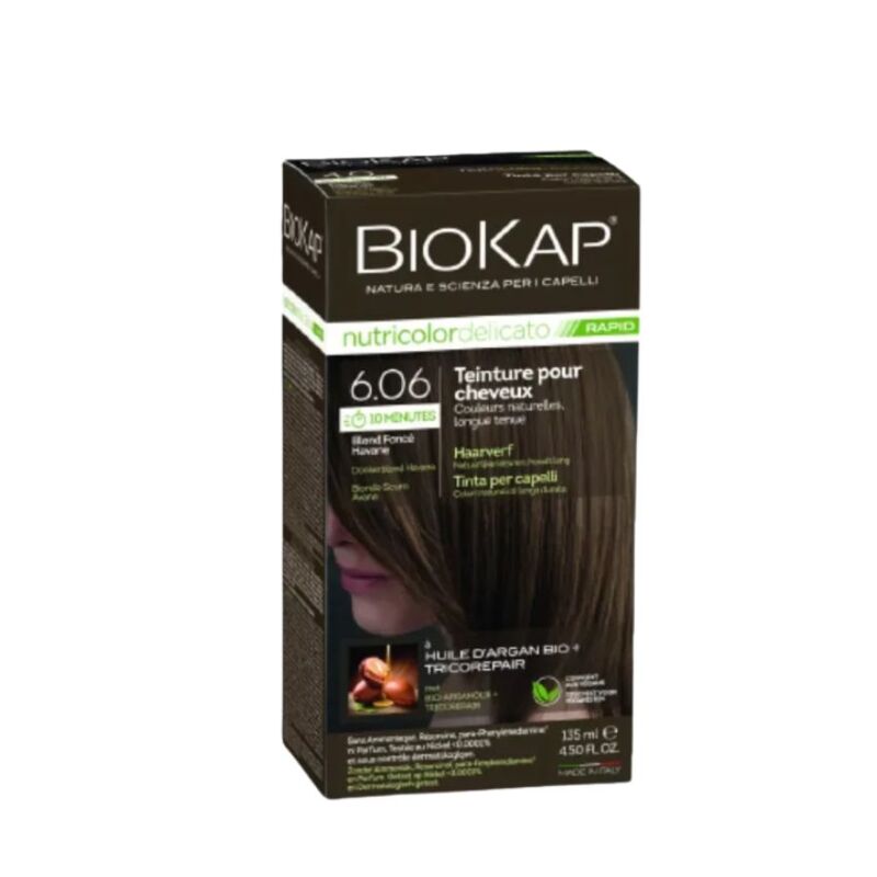 BIOKAP - NUTRICOLOR DELICATO RAPID 6.06