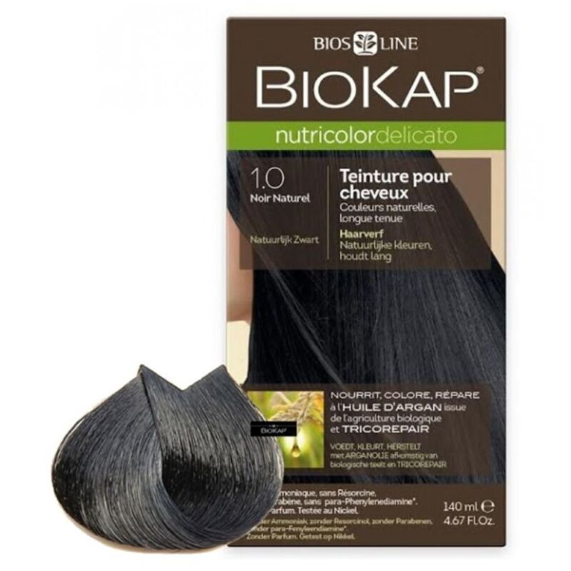 BIOKAP - NUTRICOLOR DELICATO 1.0 NOIR NATUREL