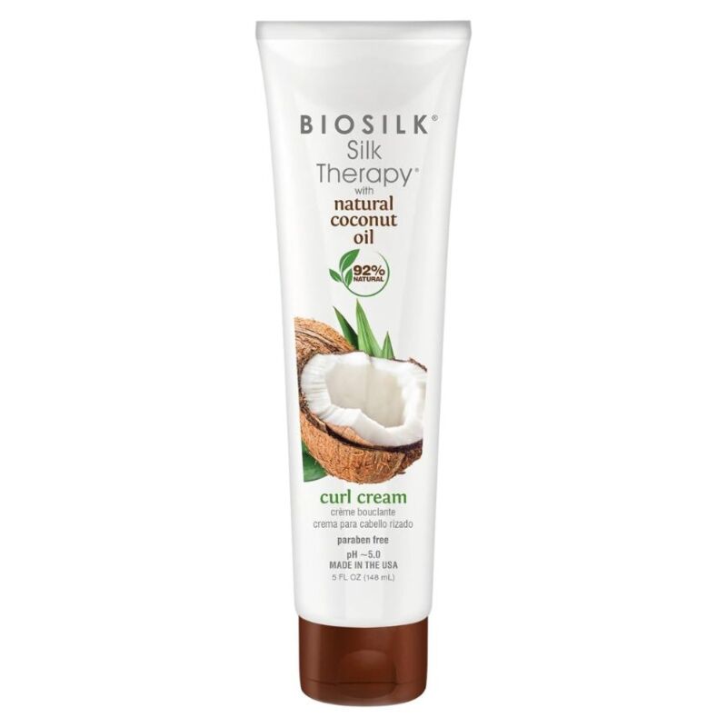 BIOSILK - SILK THERAPY WITH COCONUT OIL CURL CREAM 148ML
