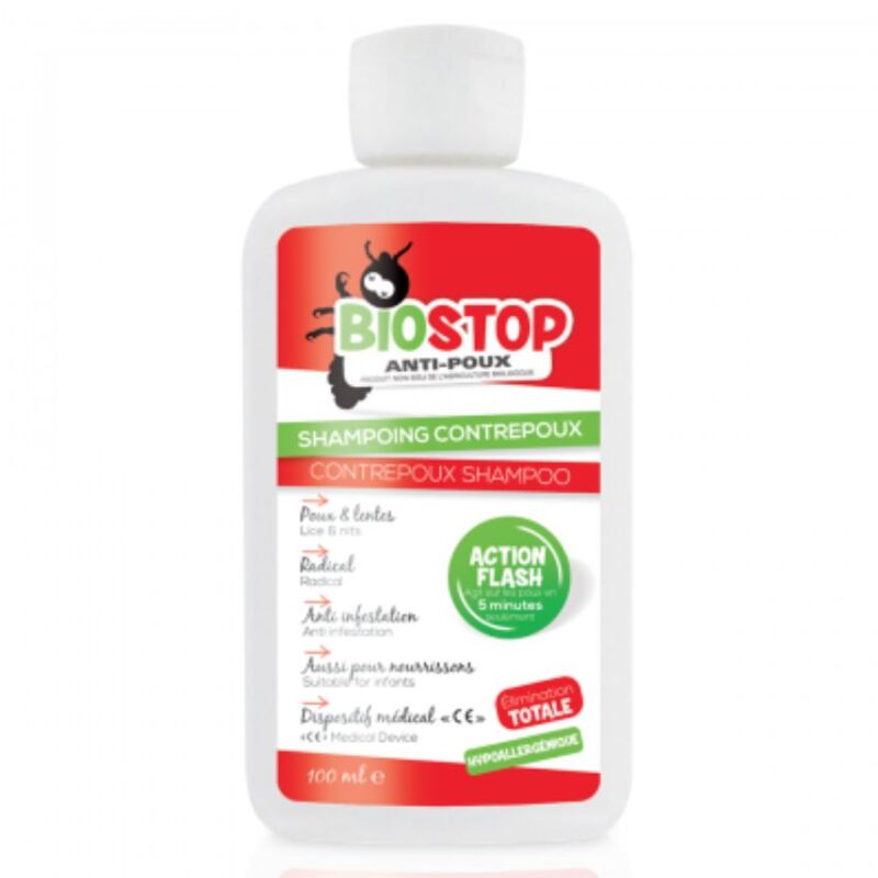 BIOSTOP - SHAMPOING CONTREPOUX 100ML