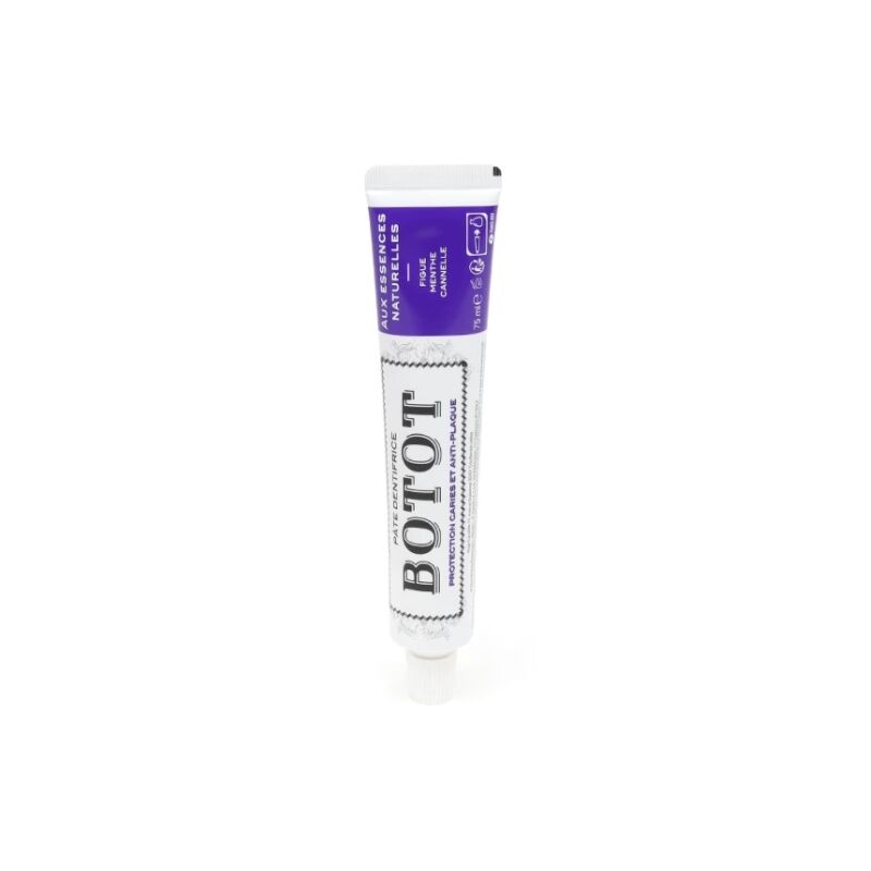 BOTOT - PÂTE DENTIFRICE AUX ESSENCES NATURELLES FIGUE MENTHE CANNELLE