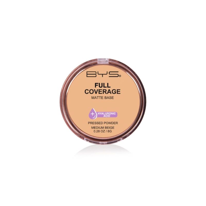 BYS - FULL COVERAGE MATTE PRESSED POWDER MEDIUM BEIGE
