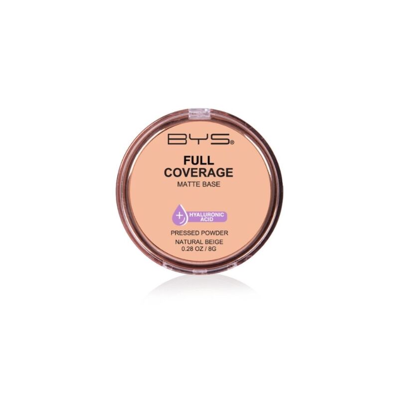 BYS - FULL COVERAGE MATTE PRESSED POWDER NATURAL BEIGE