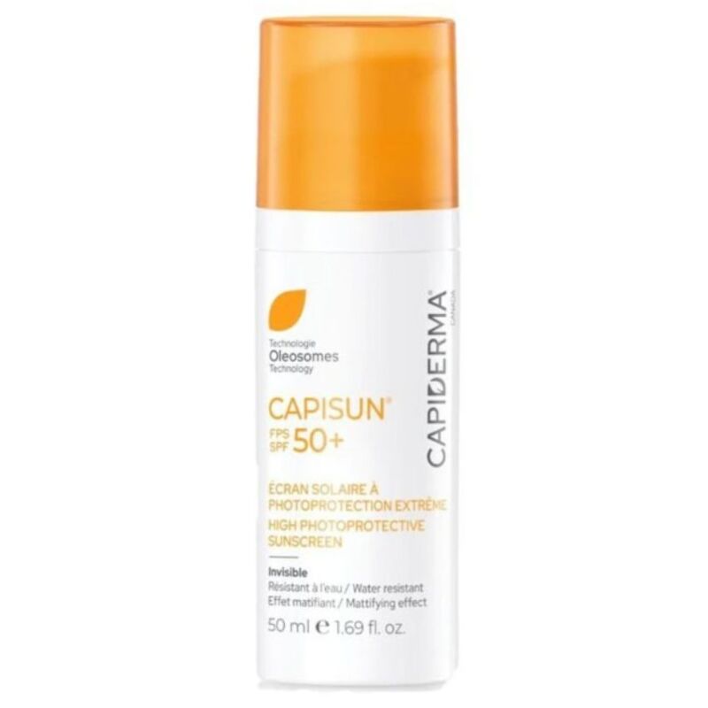 CAPIDERMA - CAPISUN ECRAN SOLAIRE INVISIBLE SPF 50  50ML