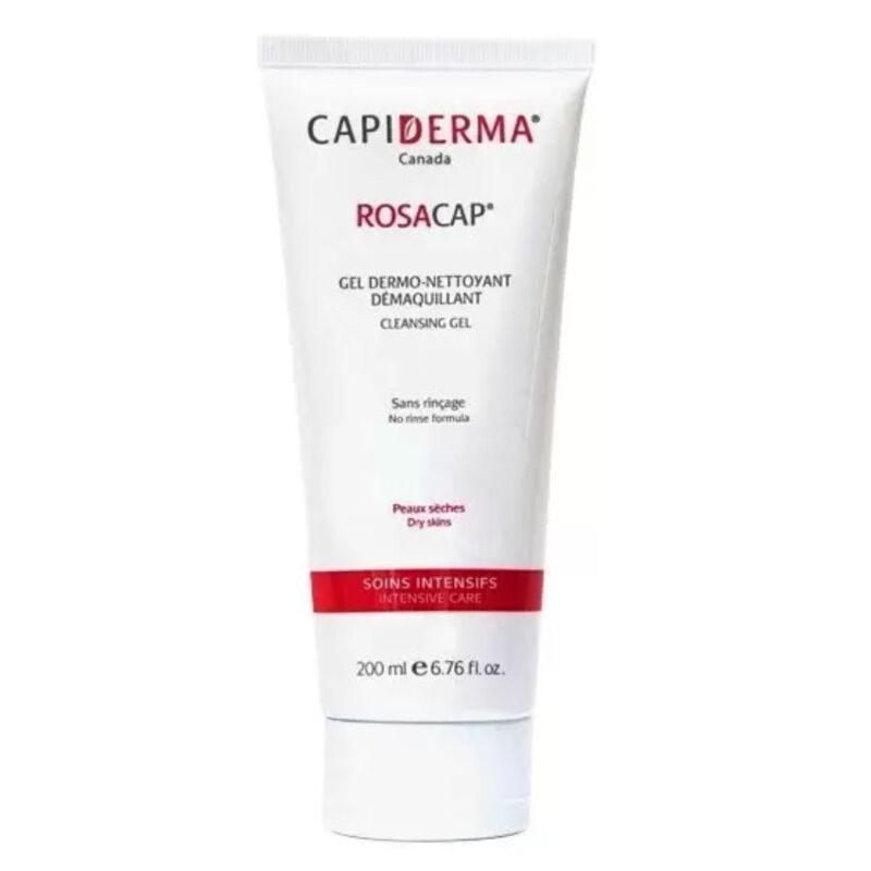 CAPIDERMA - ROSACAP GEL DERMO-NETTOYANT DEMAQUILLANT ANTI-ROUGEURS 200ML