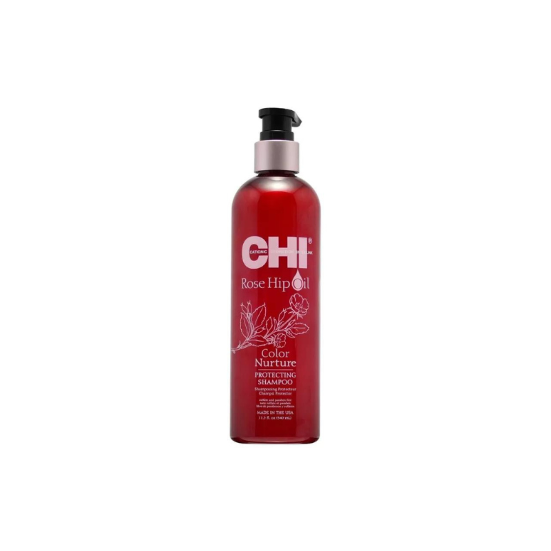 CHI -  ROSE HIP OIL PROTECTING SHAMPOO 340ML