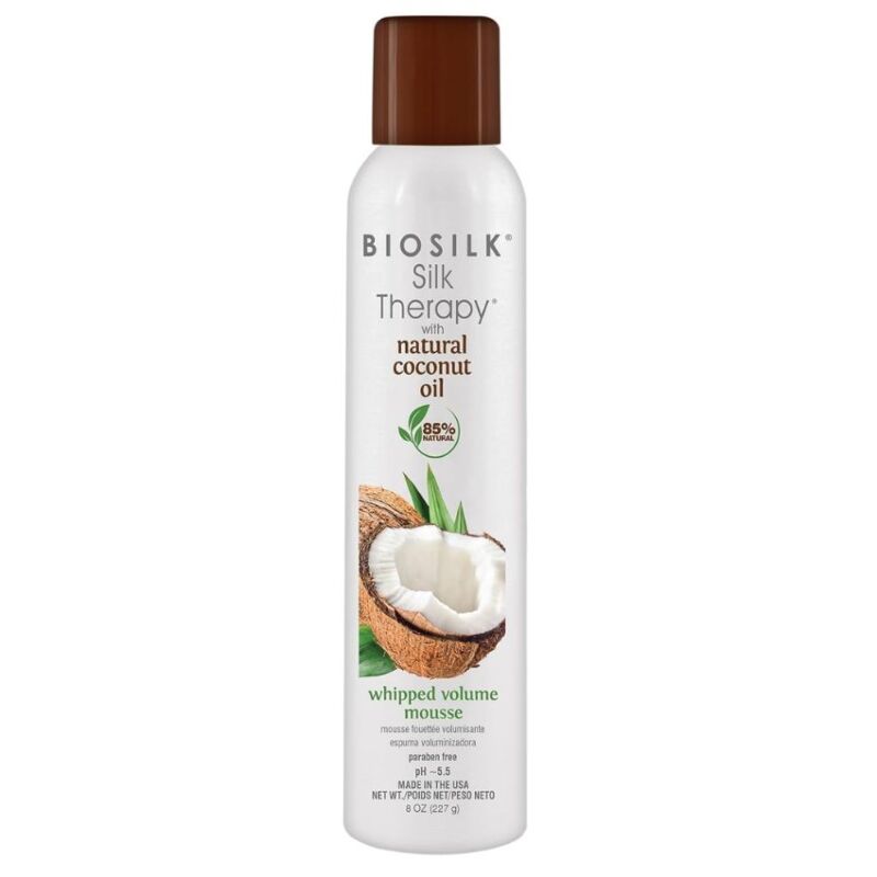 BIOSILK - SILK THERAPY WITH NATURAL COCONUT OIL WHIPPED VOLUME MOUSSE 227ML