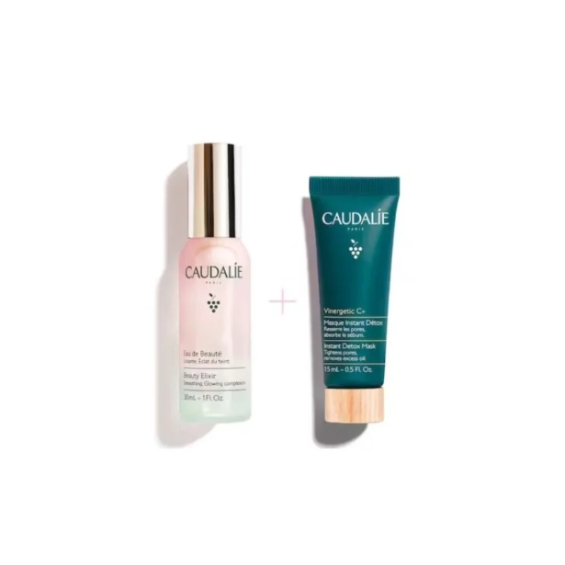 CAUDALIE - COFFRET EAU DE BEAUTE 30 ML MASQUE DETOX