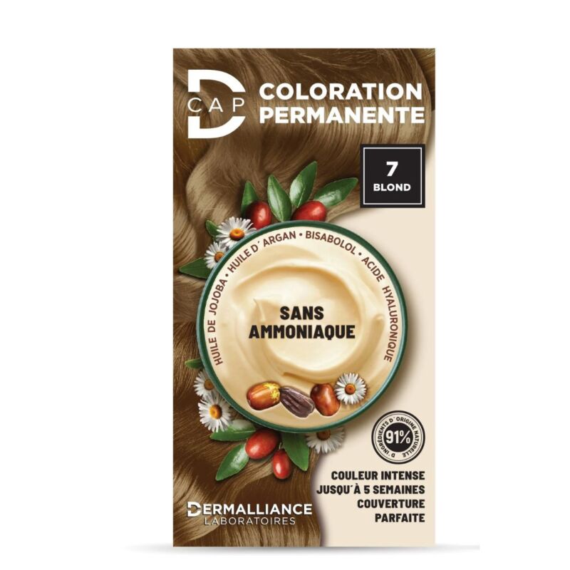 D-CAP - COLORATION PERMANENTE 7 BLOND