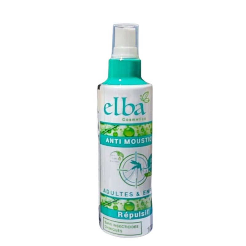 ELBA  COSMETICS - ANTI MOUSTIQUE SPRAY ADULTES ET ENFANTS 100ML