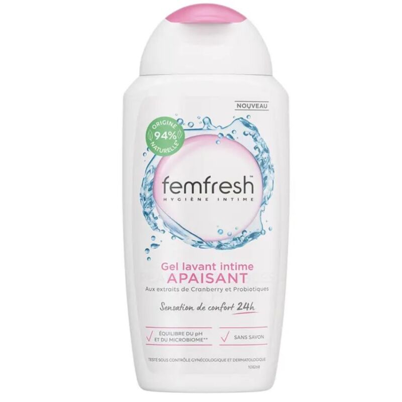 FEMFRESH  - GEL LAVANT INTIME  APAISANT 250  ML