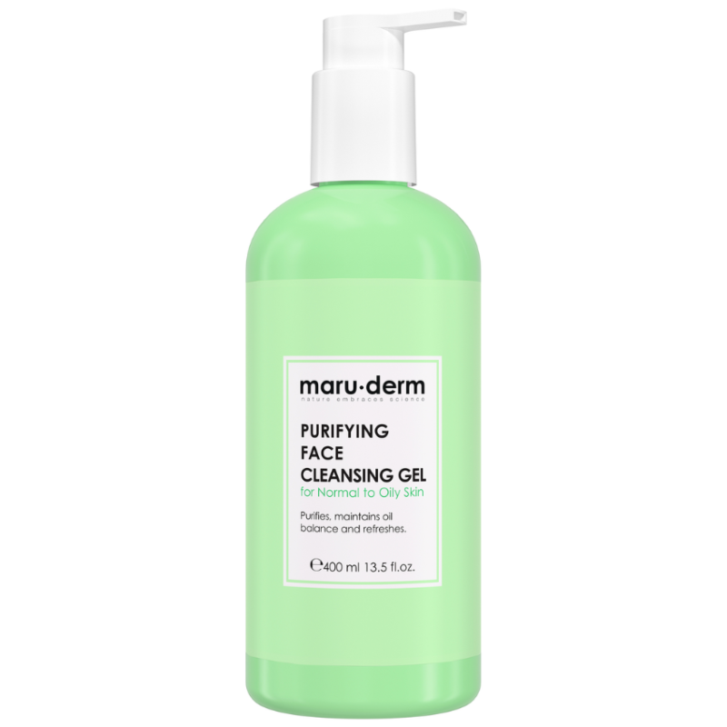 MARU.DERM - PURIFYING FACE CLEANSING GEL FOR NORMAL TO OILY SKIN 400 ML