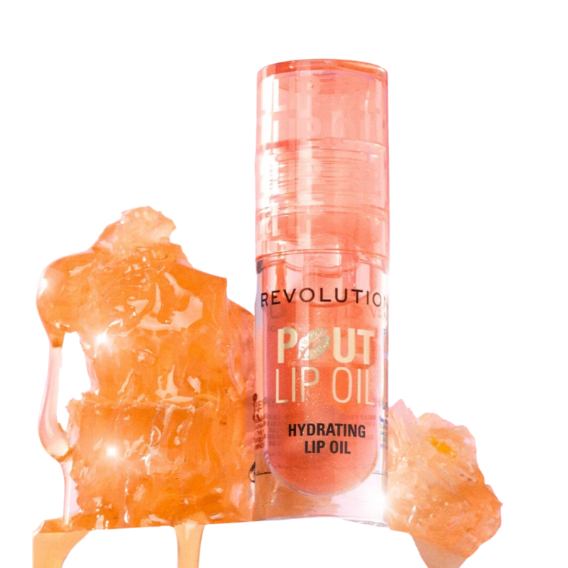 REVOLUTION  - POUT LIP OIL HONEY SHIMMER