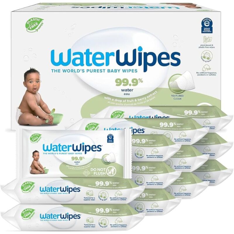 WATERWIPES - LINGETTES HYDRATANTES ALOE VERA B48