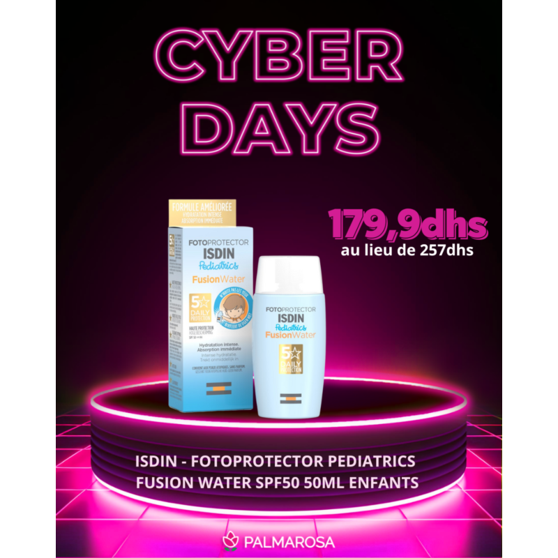 ISDIN - FOTOPROTECTOR PEDIATRICS FUSION WATER SPF50 50ML