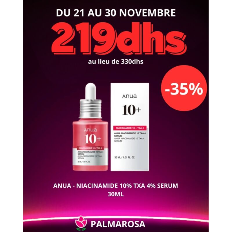 ANUA - NIACINAMIDE 10%   TXA 4% SERUM 30ML