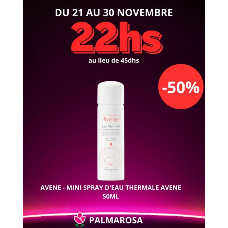 AVENE - MINI SPRAY D'EAU THERMALE AVENE 50ML
