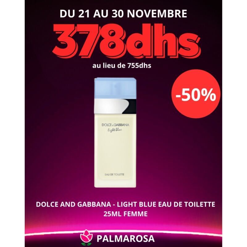 DOLCE AND GABBANA - LIGHT BLUE EAU DE TOILETTE 25ML