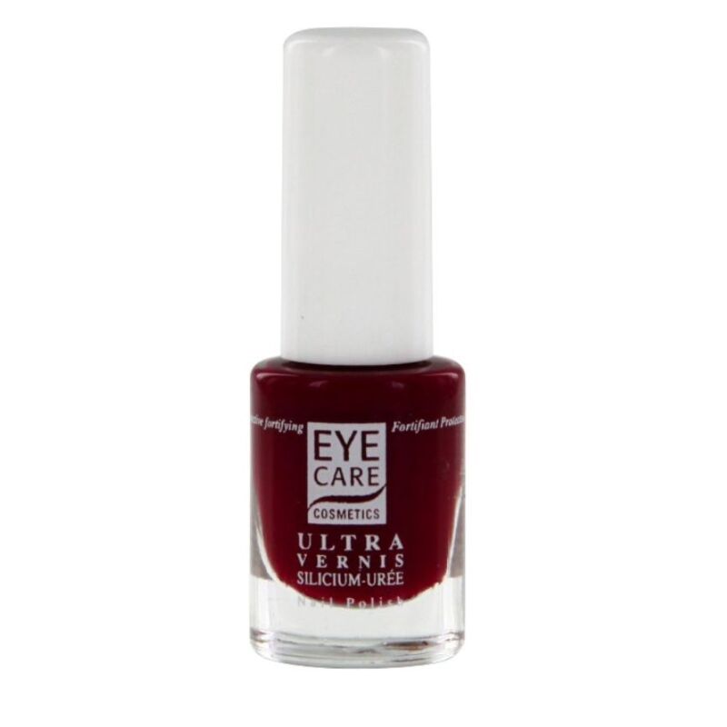 EYE CARE COSMETICS  - EYE CARE ULTRA VERNIS À ONGLES SILICIUM-URÉE BORDEAUX
