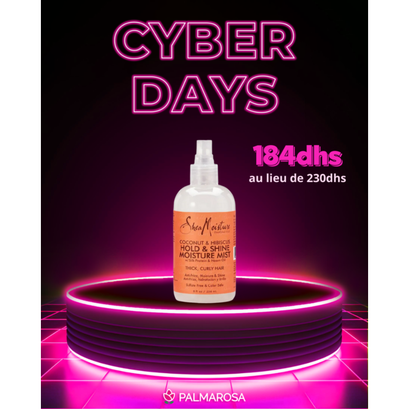 SHEA MOISTURE - COCONUT & HIBISCUS HOLD AND SHINE MOISTURE MIST 237ML