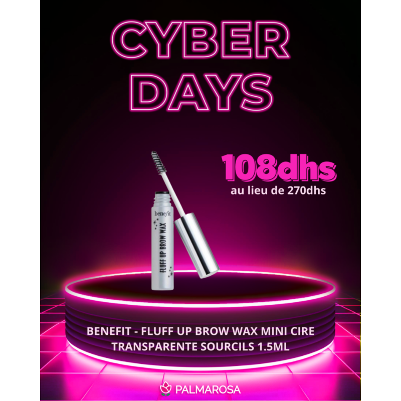 BENEFIT - FLUFF UP BROW WAX MINI CIRE TRANSPARENTE SOURCILS 1.5ML